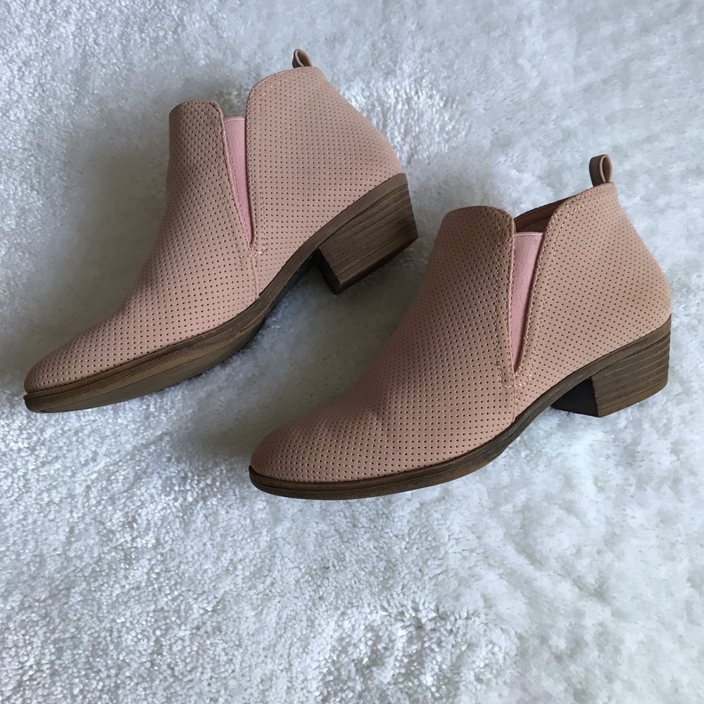 Pink booties